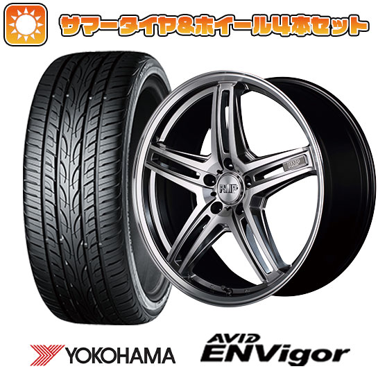 225/55R18 夏タイヤ ホイール４本セット (5/114車用) YOKOHAMA エイビッド エンビガーS321 MID RMP 520F 18インチ :arktire 1321 135578 43106 43106:アークタイヤ