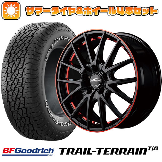 225/60R17 夏タイヤ ホイール4本セット BFグッドリッチ トレールテレーンT/A ORBL (5/114車用) MID シュナイダー RX27 17インチ :arktire 1845 137157 36817 36817:アークタイヤ