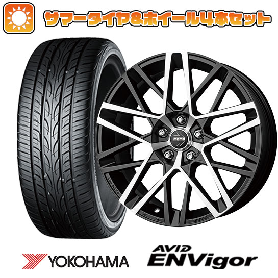 225/45R18 夏タイヤ ホイール４本セット (5/114車用) YOKOHAMA エイビッド エンビガーS321 モモ アベンジャー 18インチ :arktire 1261 125366 43105 43105:アークタイヤ