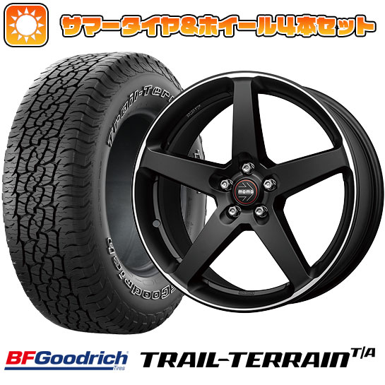 235/60R18 夏タイヤ ホイール4本セット BFグッドリッチ トレールテレーンT/A ORBL (5/114車用) MOMO ファイブ 18インチ :arktire 27064 126933 36812 36812:アークタイヤ