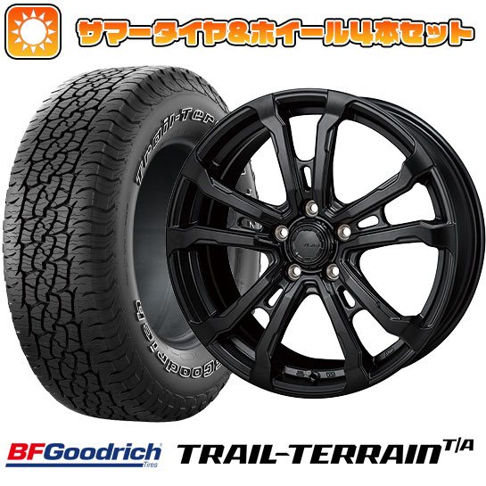 215/60R17 夏タイヤ ホイール4本セット BFグッドリッチ トレールテレーンT/A ORBL (5/114車用) MONZA HI BLOCK ヴィラス 17インチ :arktire 1843 137107 36816 36816:アークタイヤ