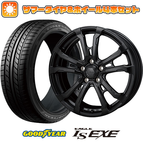 215/45R18 夏タイヤ ホイール４本セット (5/114車用) GOODYEAR イーグル エルエス エグゼ(限定) モンツァ HI BLOCK ヴィラス 18インチ :arktire 1130 137108 31586 31586:アークタイヤ