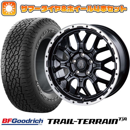 245/65R17 夏タイヤ ホイール4本セット BFグッドリッチ トレールテレーンT/A ORWL (5/114車用) INTER MILANO MUD BAHN XR 800M 17インチ :arktire 19901 128047 36787 36787:アークタイヤ