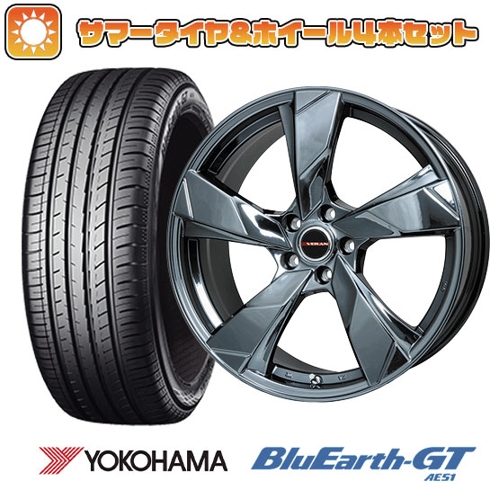 225/40R19 夏タイヤ ホイール4本セット YOKOHAMA ブルーアース GT AE51 (5/114車用) PREMIX ヴェランV(BMC) 19インチ :arktire 876 119941 28527 28527:アークタイヤ