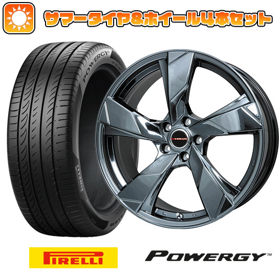 225/40R19 夏タイヤ ホイール4本セット PIRELLI パワジー (5/114車用) PREMIX ヴェランV(BMC) 19インチ :arktire 876 119941 36960 36960:アークタイヤ