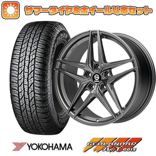 225/50R18 夏タイヤ ホイール4本セット YOKOHAMA ジオランダー A/T G015 RBL (5/114車用) OZ SPARCO レコード 18インチ :arktire 1301 120356 35333 35333:アークタイヤ