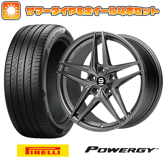 225/55R17 夏タイヤ ホイール4本セット PIRELLI パワジー (5/114車用) OZ SPARCO レコード 17インチ :arktire 1861 120353 36983 36983:アークタイヤ