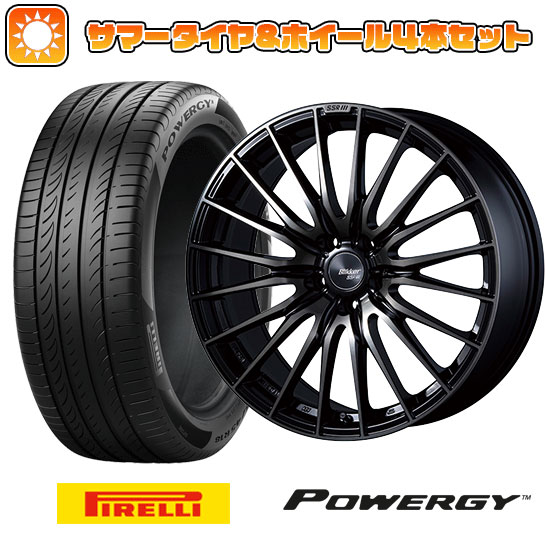 235/35R19 夏タイヤ ホイール4本セット PIRELLI パワジー (5/114車用) SSR ブリッカー 01F アッシュブラック 19インチ :arktire 880 142949 36957 36957:アークタイヤ