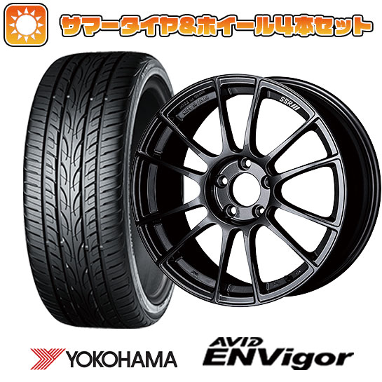 225/55R18 夏タイヤ ホイール４本セット (5/100車用) YOKOHAMA エイビッド エンビガーS321 SSR GTX04 18インチ :arktire 2288 142896 43106 43106:アークタイヤ