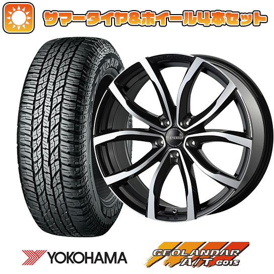 225/55R18 夏タイヤ ホイール4本セット YOKOHAMA ジオランダー A/T G015 RBL (5/114車用) VENERDI レヴァント タイプ2 18インチ :arktire 1321 120869 23760 23760:アークタイヤ