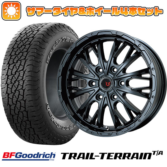 265/65R17 夏タイヤ ホイール4本セット プラド BFグッドリッチ トレールテレーンT/A ORWL LEHRMEISTER LMG ヴァスティア(セミグロスブラック) 17インチ :arktire 11822 114049 36788 36788:アークタイヤ