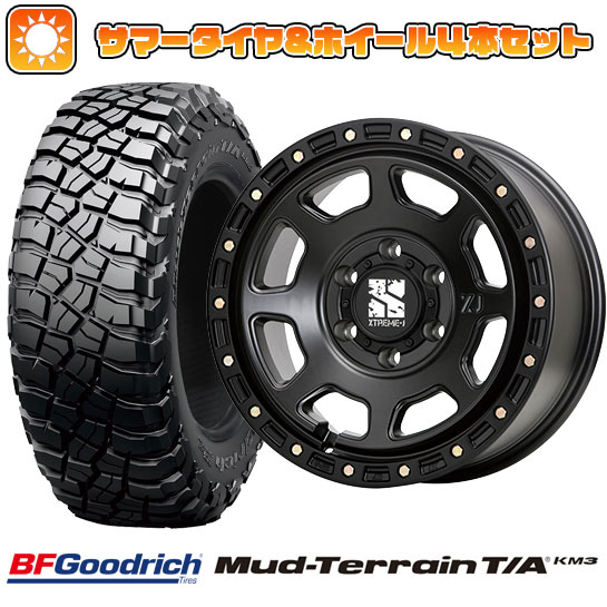 【新品国産6穴139.7車】 夏タイヤ ホイール4本セット 265/65R17 BFグッドリッチ マッドテレーンT/A KM3 MLJ エクストリームJ XJ07 17インチ :arktire 11822 131719 29312 29312:アークタイヤ