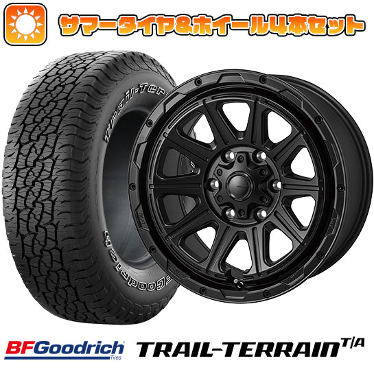 265/70R17 夏タイヤ ホイール4本セット BFグッドリッチ トレールテレーンT/A ORWL (6/139車用) MONZA HI BLOCK レグルス 17インチ :arktire 11822 124896 36789 36789:アークタイヤ