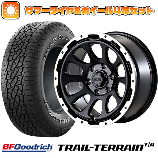 265/65R17 夏タイヤ ホイール4本セット BFグッドリッチ トレールテレーンT/A ORWL (6/139車用) MOTOR FARM ファームD10 17インチ :arktire 11822 120888 36788 36788:アークタイヤ