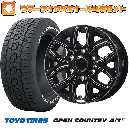 265/65R17 夏タイヤ ホイール4本セット TOYO OPEN COUNTRY A/T III (6/139車用) BRANDLE P03BF 17インチ :arktire 11822 137166 38618 38618:アークタイヤ