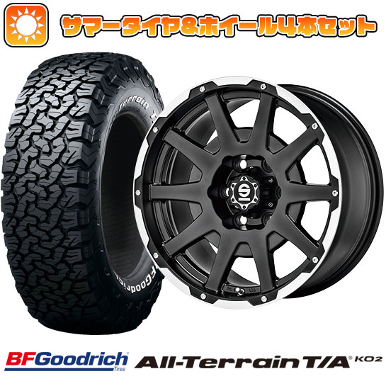 265/65R17 夏タイヤ ホイール4本セット BFグッドリッチ オールテレーンT/A KO2 RWL/RBL (6/139車用) OZ SPARCO ダカール 17インチ :arktire 11822 114431 22210 22210:アークタイヤ