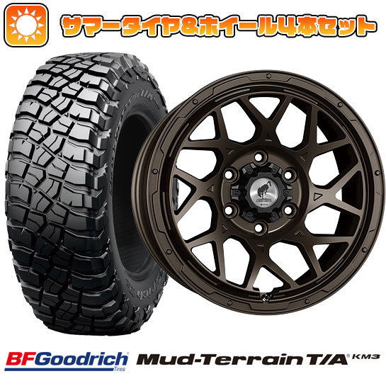 265/70R17 夏タイヤ ホイール4本セット BFグッドリッチ マッドテレーンT/A KM3 (6/139車用) SUPER STAR ロディオドライブ 8M MONO 17インチ :arktire 11822 138655 26507 26507:アークタイヤ