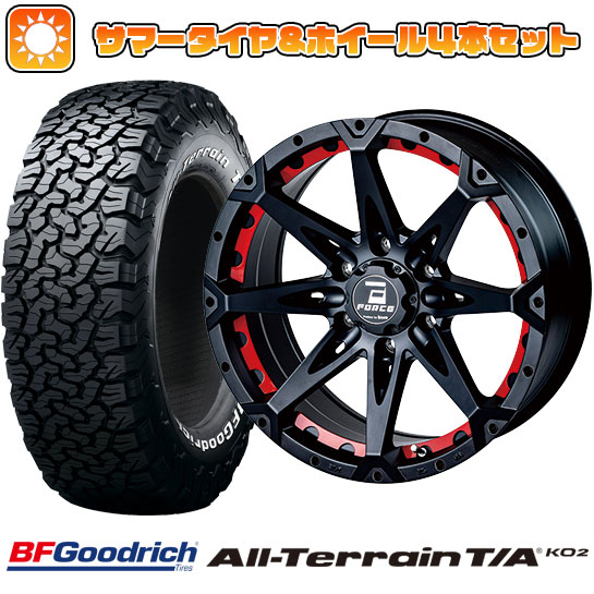 285/70R17 夏タイヤ ホイール4本セット BFグッドリッチ オールテレーンT/A KO2 RWL/RBL (6/139車用) FORCE デナリ 17インチ :arktire 11822 106883 21284 21284:アークタイヤ