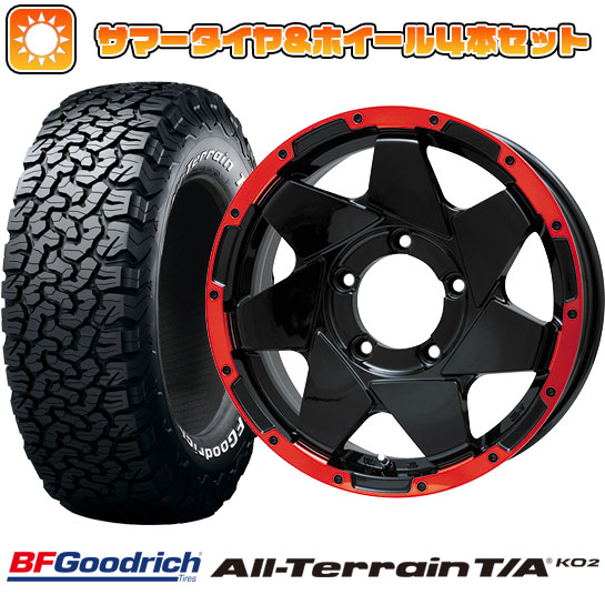 225/70R16 夏タイヤ ホイール4本セット ジムニーシエラ BFグッドリッチ オールテレーンT/A KO2 RWL/RBL レアマイスター LMG shuriken 16インチ :arktire 16701 120433 22213 22213:アークタイヤ