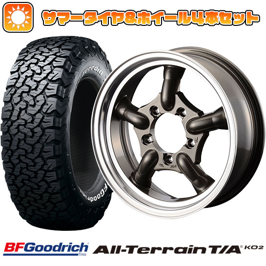 215/70R16 夏タイヤ ホイール4本セット ジムニーシエラ BFグッドリッチ オールテレーンT/A KO2 RWL/RBL MOTOR FARM J トラッド 16インチ :arktire 16701 120905 22212 22212:アークタイヤ