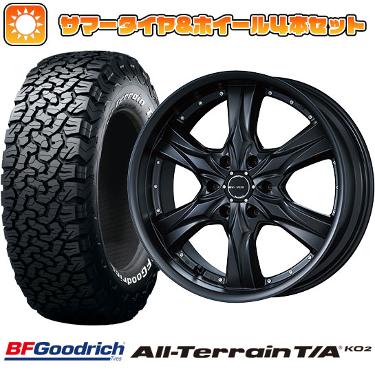 275/55R20 夏タイヤ ホイール4本セット BFグッドリッチ オールテレーンT/A KO2 RBL (6/139車用) MZ SPEED ジュノウ クリスタルライン 20インチ :arktire 11803 126735 25264 25264:アークタイヤ