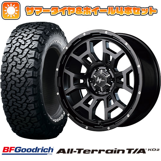 265/70R17 夏タイヤ ホイール4本セット BFグッドリッチ オールテレーンT/A KO2 RWL/RBL (6/139車用) MID ナイトロパワー H6 スラッグ 17インチ :arktire 11822 137537 21283 21283:アークタイヤ