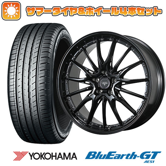 215/55R17 夏タイヤ ホイール4本セット YOKOHAMA ブルーアース GT AE51 (5/114車用) TOPY ドルフレン ヒューバー 17インチ :arktire 1841 138673 28555 28555:アークタイヤ