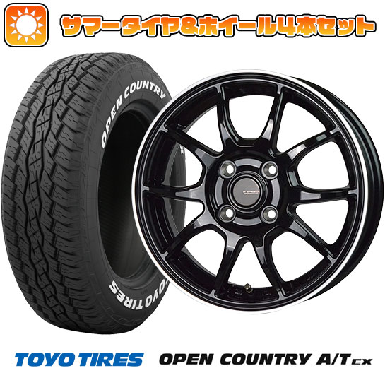 195/65R16 夏タイヤ ホイール4本セット ライズ/ロッキー（ガソリン） TOYO OPEN COUNTRY A/T EX HOT STUFF ジースピード P 06 16インチ :arktire 21101 146449 34401 34401:アークタイヤ