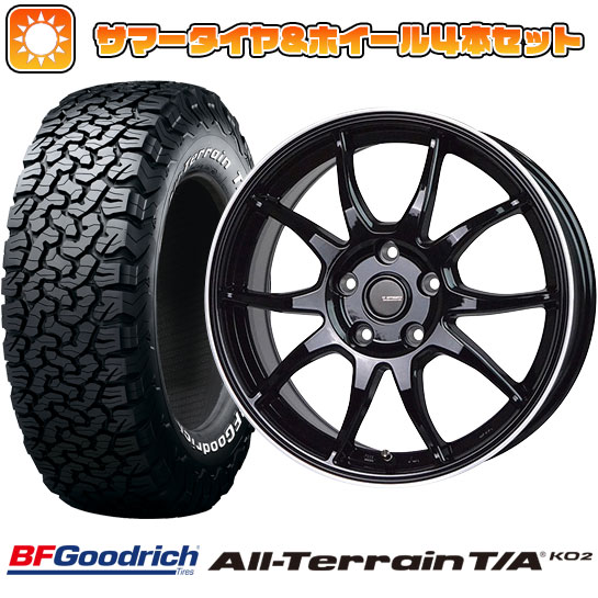 225/65R17 夏タイヤ ホイール4本セット BFグッドリッチ オールテレーンT/A KO2 RBL (5/114車用) HOT STUFF ジースピード P 06 17インチ :arktire 2182 146452 23750 23750:アークタイヤ