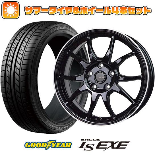 215/50R17 夏タイヤ ホイール4本セット GOODYEAR EAGLE LS EXE(限定) (5/114車用) HOT STUFF ジースピード P 06 17インチ :arktire 1842 146452 31589 31589:アークタイヤ