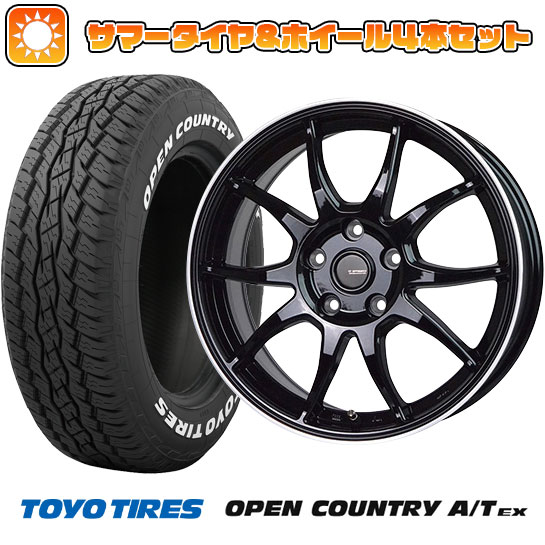 205/65R16 夏タイヤ ホイール4本セット TOYO OPEN COUNTRY A/T EX (5/114車用) HOT STUFF ジースピード P 06 16インチ :arktire 1311 146451 39900 39900:アークタイヤ