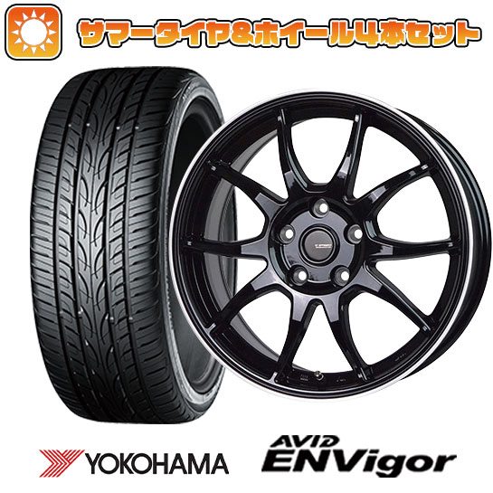 215/45R18 夏タイヤ ホイール４本セット (5/114車用) YOKOHAMA エイビッド エンビガーS321 ホットスタッフ ジースピード P 06 18インチ :arktire 1130 146453 33745 33745:アークタイヤ