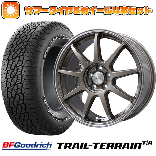 235/55R18 夏タイヤ ホイール4本セット BFグッドリッチ トレールテレーンT/A ORBL (5/114車用) LEHRMEISTER LMスポーツLM QR 18インチ :arktire 1303 137357 36809 36809:アークタイヤ