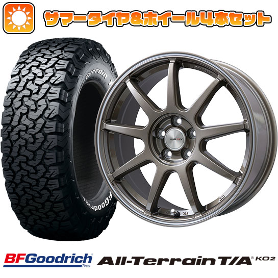 225/65R17 夏タイヤ ホイール4本セット BFグッドリッチ オールテレーンT/A KO2 RBL (5/114車用) LEHRMEISTER LMスポーツLM QR 17インチ :arktire 2182 137356 23750 23750:アークタイヤ