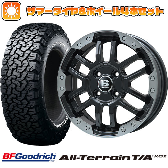 225/70R16 夏タイヤ ホイール4本セット BFグッドリッチ オールテレーンT/A KO2 RWL/RBL (5/114車用) BIGWAY B LUGNAS FRD 16インチ :arktire 2563 137787 22213 22213:アークタイヤ