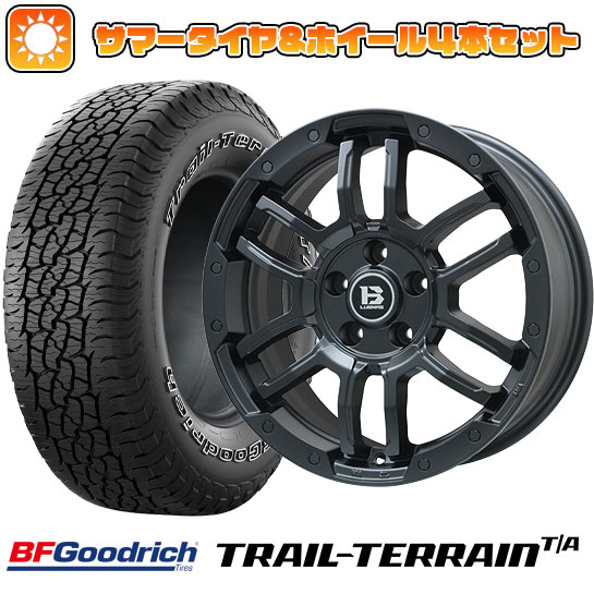 235/55R18 夏タイヤ ホイール4本セット BFグッドリッチ トレールテレーンT/A ORBL (5/114車用) BIGWAY B LUGNAS FRD(マットブラック) 18インチ :arktire 1303 137826 36809 36809:アークタイヤ