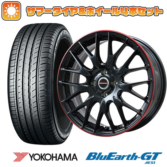 195/60R17 夏タイヤ ホイール4本セット ライズ/ロッキー（ガソリン） YOKOHAMA ブルーアース GT AE51 BIGWAY LEYSEEN プラバ9M 17インチ :arktire 22081 114831 33211 33211:アークタイヤ