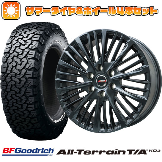 265/65R18 夏タイヤ ホイール4本セット ランクル300 BFグッドリッチ オールテレーンT/A KO2 RWL/RBL PREMIX MER X(マットブラック) 18インチ :arktire 27041 138560 21282 21282:アークタイヤ