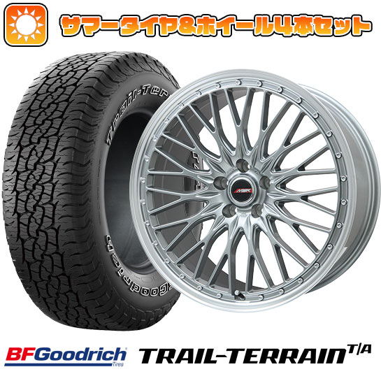 225/65R17 夏タイヤ ホイール4本セット BFグッドリッチ トレールテレーンT/A ORWL (5/114車用) PREMIX MER PROMESH ダークシルバー/リムポリッシュ 17インチ :arktire 2182 140256 36785 36785:アークタイヤ