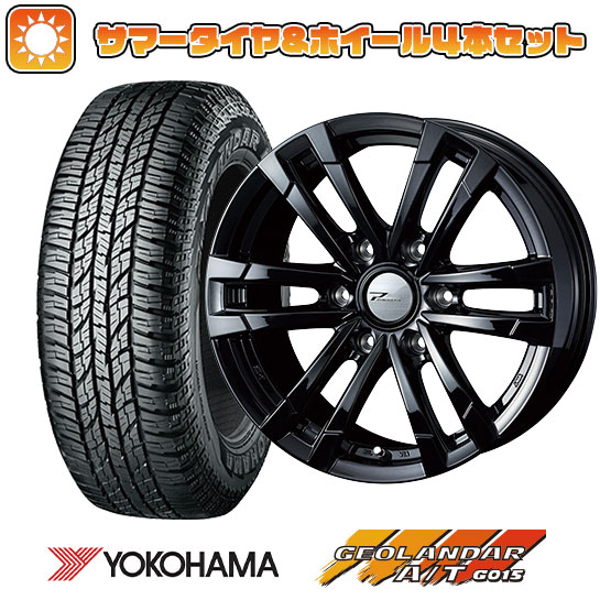 265/65R17 夏タイヤ ホイール4本セット YOKOHAMA ジオランダー A/T G015 OWL/RBL (6/139車用) WEDS プロディータ プロディータ HC2 ブラック 17インチ :arktire 11822 142682 30618 30618:アークタイヤ