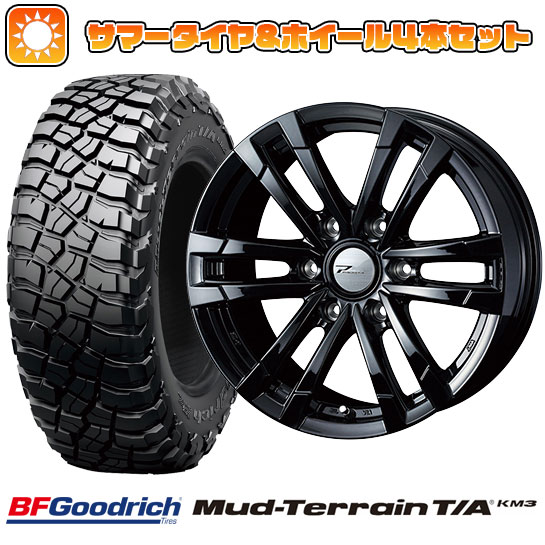 265/70R17 夏タイヤ ホイール4本セット BFグッドリッチ マッドテレーンT/A KM3 (6/139車用) WEDS プロディータ プロディータ HC2 ブラック 17インチ :arktire 11822 142682 26507 26507:アークタイヤ