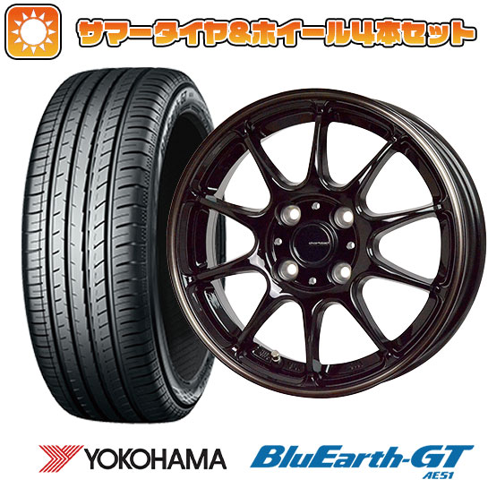 205/50R16 夏タイヤ ホイール4本セット YOKOHAMA ブルーアース GT AE51 (4/100車用) HOT STUFF ジースピード P 07 16インチ :arktire 2081 146555 28562 28562:アークタイヤ