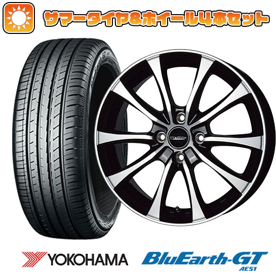 205/50R16 夏タイヤ ホイール4本セット YOKOHAMA ブルーアース GT AE51 (4/100車用) HOT STUFF ラフィット LE 07 16インチ :arktire 2081 146543 28562 28562:アークタイヤ