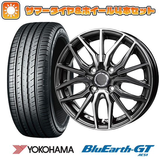 195/45R16 夏タイヤ ホイール4本セット YOKOHAMA ブルーアース GT AE51 (4/100車用) HOT STUFF プレシャス アストM4 16インチ :arktire 189 146579 28558 28558:アークタイヤ