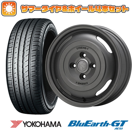 185/65R14 夏タイヤ ホイール4本セット ヨコハマ ブルーアース GT AE51 (4/100車用) MLJ エクストリームJ ジャーニー 14インチ :arktire 21961 145241 33799 33799:アークタイヤ