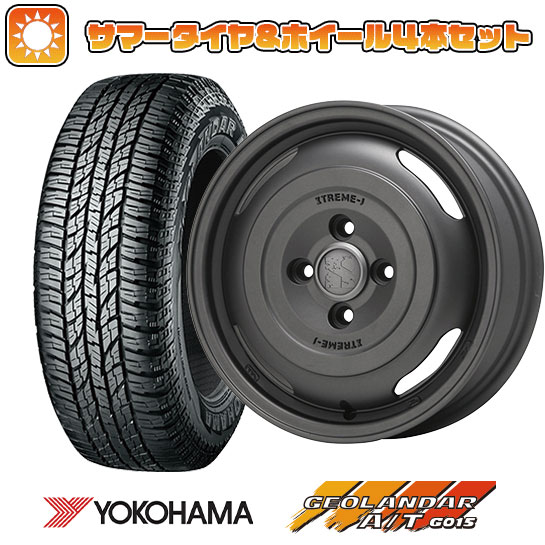 155/65R14 夏タイヤ ホイール4本セット YOKOHAMA ジオランダー A/T G015 RBL (軽自動車用) MLJ エクストリームJ ジャーニー 14インチ :arktire 21721 145240 33491 33491:アークタイヤ