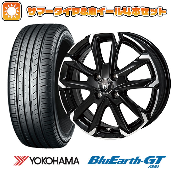 195/60R17 夏タイヤ ホイール4本セット ライズ/ロッキー（ガソリン） YOKOHAMA ブルーアース GT AE51 MONZA JPスタイル MJ V 17インチ :arktire 22081 145995 33211 33211:アークタイヤ