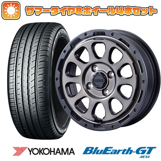 155/65R14 夏タイヤ ホイール4本セット YOKOHAMA ブルーアース GT AE51 (軽自動車用) MOTOR FARM ファームD10 14インチ :arktire 21721 146125 28581 28581:アークタイヤ