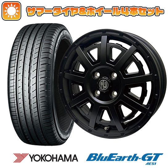 165/55R15 夏タイヤ ホイール4本セット YOKOHAMA ブルーアース GT AE51 (軽自動車用) RIVAI オフロード プラスティックボム 15インチ :arktire 21761 145568 28574 28574:アークタイヤ