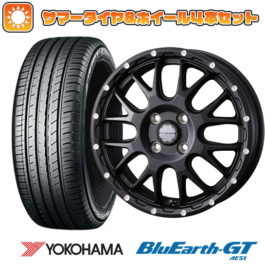 175/65R14 夏タイヤ ホイール4本セット YOKOHAMA ブルーアース GT AE51 (4/100車用) WEDS マッドヴァンス 08 14インチ :arktire 21961 145628 28582 28582:アークタイヤ